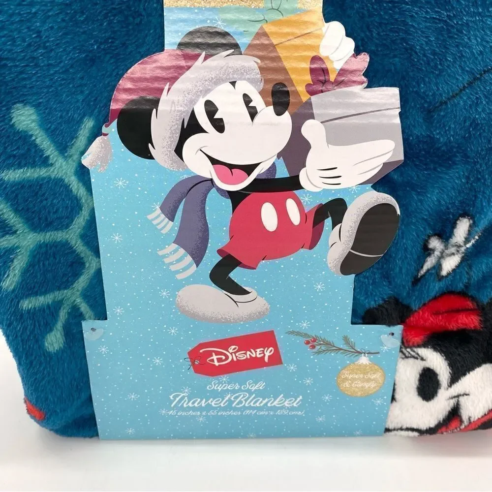 Disney Mickey Mouse Travel Blanket New